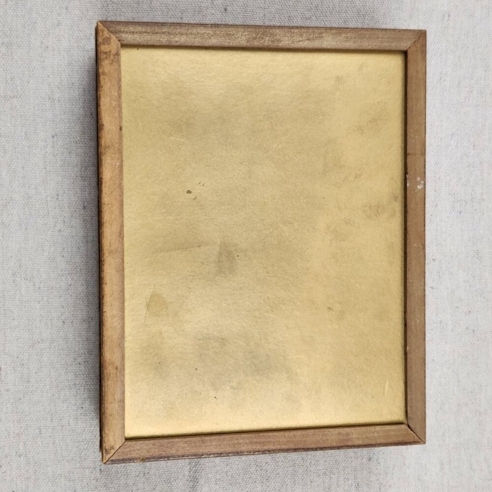 VTG Trinket Jewelry Box Carved Wood Mirror Interior Glass Top Gold Tone 8X6X2.5" - Picture 11 of 15